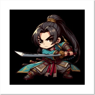 Chibi dinasty warior samurai Posters and Art